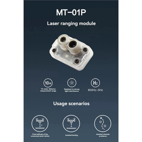 MicoAir MT-01P UART 10 Metre Laser Rangefinder Module Anti-Glare UAV Height-Avoidance Automatic Landing Sensor