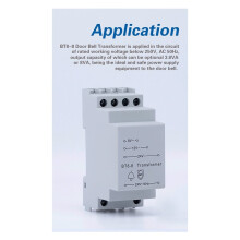 BT8-8 Doorbell Transformer 8/12/24V Approved for /Bell/Bell Rail Type Doorbell Protector Rated Voltage