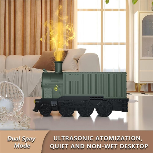 Train Essential Oil Diffuser 300ml Train Humidifier with Remote Control Aromatherapy Diffuser Cool Mist Humidifier B