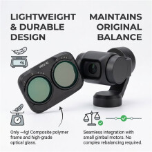 Kit de Filtres et Accessoires pour pour Osmo Pocket 4 Pro VND2-32