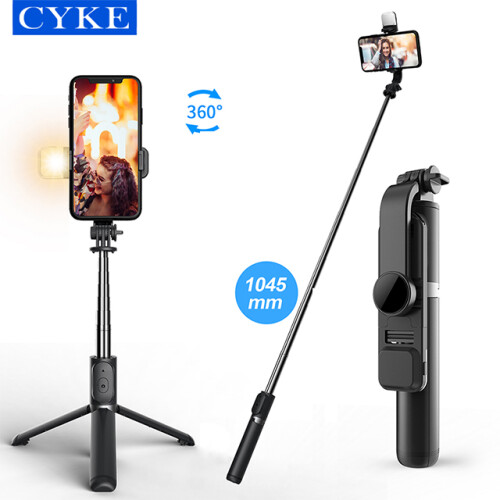 Τρίποδο Bluetooth για selfie με φως - RNCYN - Q02s - 3 σε 1 1