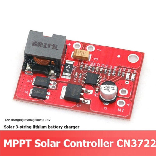 MPPT Solar Panel Controller 12V 3 Series Lead-Acid Charging Module MPPT Solar Charge Control Board
