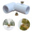 10PCS Misting Nozzle Connectors - 0.7mm Orifice Splitters with Atomizing Nozzles for Outdoor Misting Cooling Systems 5