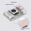 Aluminum Active Cooler DIY Heatsink Fan 5V Cooling Radiator for Raspberry Pi 5 Case CPU GPU Board Accessories 10