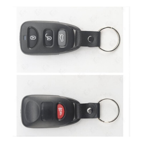 5PCS Universal Remote Key Shell for  3+1 Buttons English Version Working with Xhorse VVDI Key Tool 2