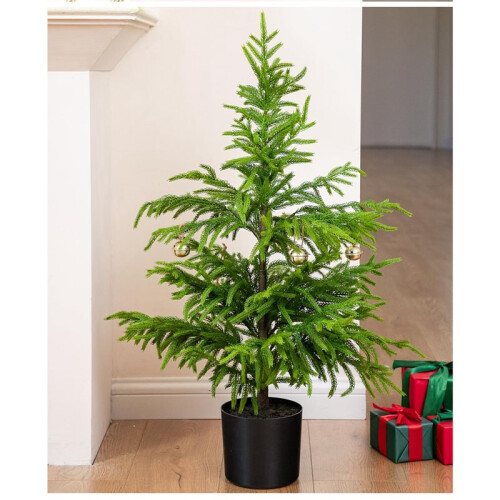 Simulated Fernock Pine Soft Rubber Desktop Christmas Tree Decoration 1