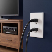 20A Tamper-Resistant Duplex Electrical Wall Outlet, Child-Safe Receptacle, US Standard Socket, Without Faceplate, 5PCS