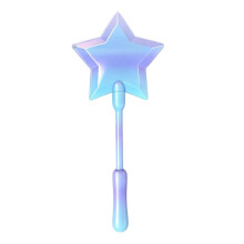Fashion 3D Printed Wand Tap to Pay Portable Cute Star Magic Wand Holder Funny Credit Card Holder C