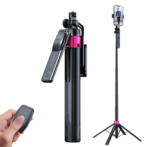 Bluetooth Tripod Selfie Stick - RNCYN - Wireless Remote Control - 360 Rotation - Extendable Selfie Stick 1