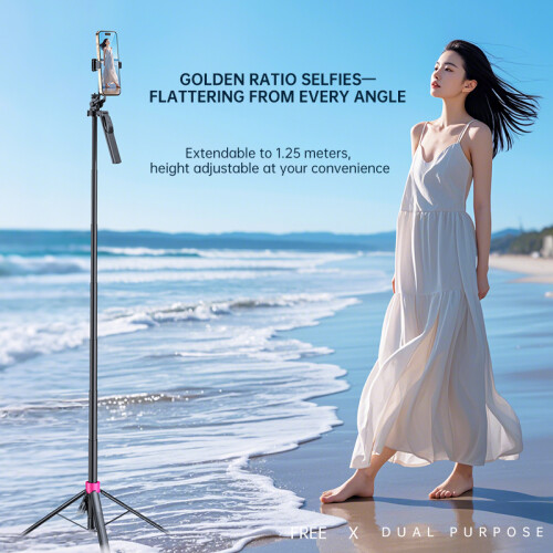 Bluetooth Tripod Selfie Stick - RNCYN - Wireless Remote Control - 360 Rotation - Extendable Selfie Stick 2