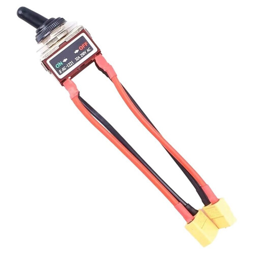T-Type 32A Waterproof Flame Retardant Connector XT60 High Current Plug Master  Rocker Toggle XT60