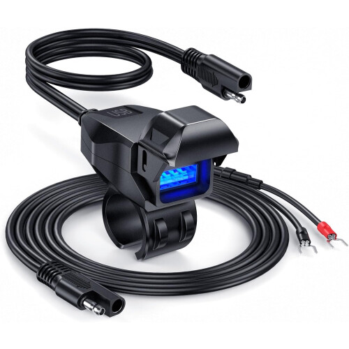 Φορτιστής USB Μοτοσικλέτας - RNCYN - Αδιάβροχος - Θύρα USB-C 1