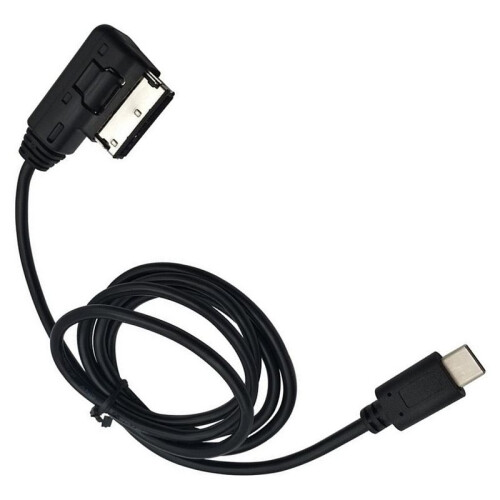 Car AMI MDI Media Adapter Type-C Cable, 1m AUX Audio Charging Wire for     MK7  for  Android 2