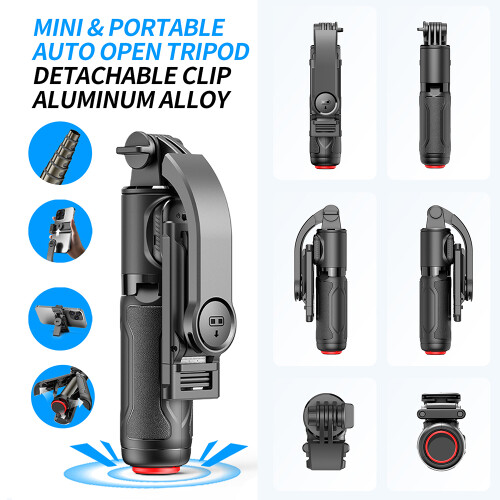 Τρίποδο Bluetooth Selfie Stick - RNCYN - Μίνι Selfie Stick - Αυτόματο 2