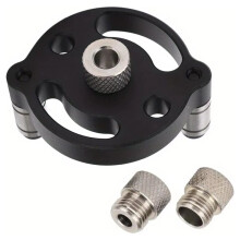 Woodworking Pocket Hole Jig,Self-Centering Vertical Doweling Jig Drill Guide Locator,Hole Puncher Carpentry Joint Tool B