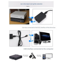 USB Cash Drawer Driver Box with One-Key Keyboard to Open Cash Drawer Computer Driver Hotkey to Open Cash Box