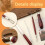 9PCS Pottery Tools Kit, Clay Sculpting Tool Set with Carving, Modeling, Trimming for Ceramic Beginner 5
