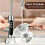 Pour over Coffee Dripper Stainless Steel Cone Coffee Filter Fine Mesh Double Layer 7