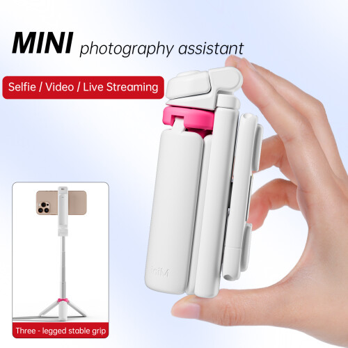 Mini selfie stick with tripod - RNCYN - Model SS3 - Wireless remote control - Extendable tripod - Compact size 2