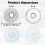 1set Replacement Mop Bracket and Washable Microfiber Mop Pads for  Deebot T30 Pro Robot Vacuum 6