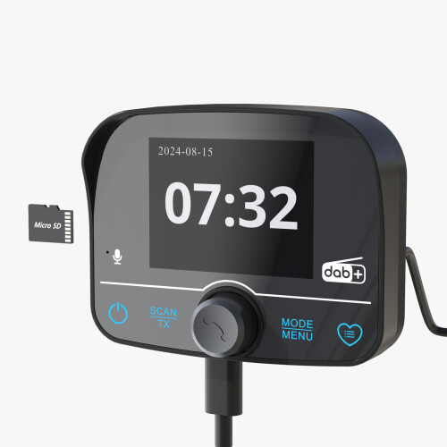 Δέκτης ραδιοφώνου αυτοκινήτου DAB/DAB+ - RNCYN - Έγχρωμη 1