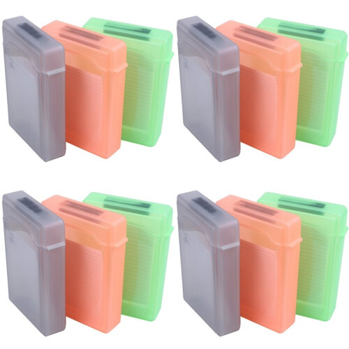 20 PCS 3.5 Inch Portable IDE  HDD External Case Hard Drive Case Hard Case Plastic Protection Case 1