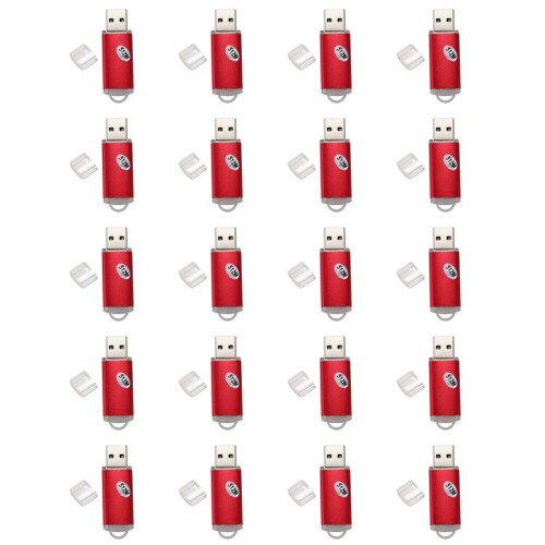 20X USB 2.0 Flash Memory Stick Pen Drive Storage Thumb Color:Red Capacity:512MB