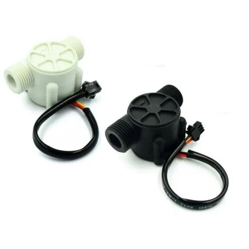 10PCS YF-S201 Water Flow Sensor G1/2 Hall Effect Water Flow Sensor Pulse Output Liquid Flow Meter for Water Dispenser A