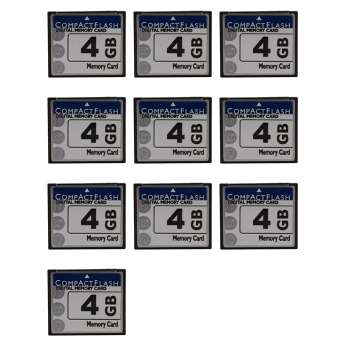 10X Professional 4GB Compact Flash Memory Card(White&) 1