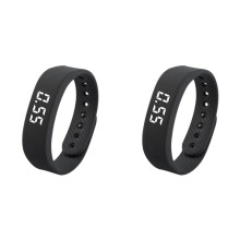 2X T5 Sports Bracelet Multifunctional Waterproof Student Bracelet Men and Women LED Electronic Bracelet