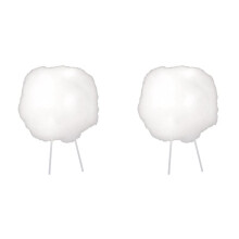 2X Nuvola 3D Cake Topper Cotton Cloud Lights Lampada per Torta Baking Cake Topper Forniture Decorazione per La Festa di Compleanno