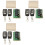 3X 12V 4CH Channel 433Mhz Wireless Remote Control  Integrated Circuit with 6 Transmitter DIY Replace Parts Tool 1