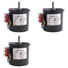 3X Synchronous Motor 30RPM 60KTYZ 220V 14W Permanent Magnet Synchronous Gear Motor Small Motor 50HZ 60HZ