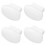 4X Silikon-Blitzdiffusor, Weiche Lichtabdeckung für  Speedlite 1