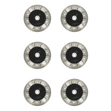 6pcs 125 X 2.8mm M14 Double-Sided Diamond Saw Blade Grinding Slice Type with Flange