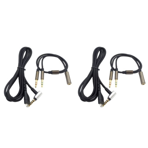 2X Suitable for  Arctis 3 5 7 Stable Audio  Headphone Extension Cord