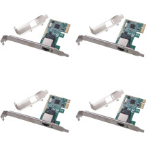 4X 1000Mbps Gigabit Ethernet PCI Express PCI-E Network Card 10/100/1000M RJ45 LAN Adapter Converter Network Controller