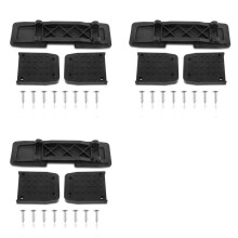 3X Stilt Soles Replacement Kits, Stilt Soles Anti-Slip Pads for Drywall, Non-Slip Stilts Soles Foot Pads with Screw