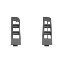 2X Front Armrest Panel Window Bezel for Land 1991-1997 Door Window Cover L 74232-60070-B0