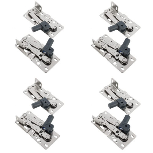 8 Pack Tip-Out Tray Hinges for Sink-Front Drawer, Sink Front Tip-Out Trays Hinges False Front Cabinet Clips