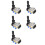 5X Vanne Pneumatique 5/2 Voies à Levier Manuel, Commande Manuelle, 2 Positions, 3/5 , Push-Pull, 4H210-08 1