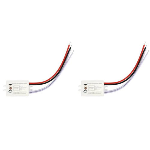 2X Sound Voice Sensor   Switches Module Detector Auto /Off  Voice Control