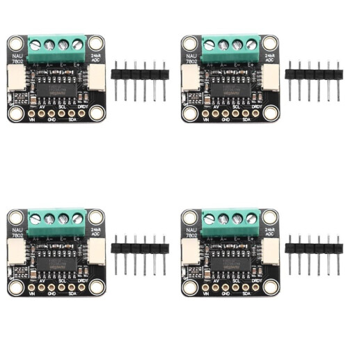 4X 4538 NAU7802 24-Bit ADC Module High Precision STEMMA Qwiic for Advanced Electronics Projects 1