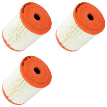 3X Air Compressor Air Filter DHP-0029-04 for FAW Engine 4DW93-42D 4DX21-53D-HMS20W