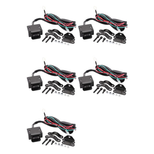5X 12V ATV Winch Rocker  with Handlebar Control  Kit for ATV/UTV