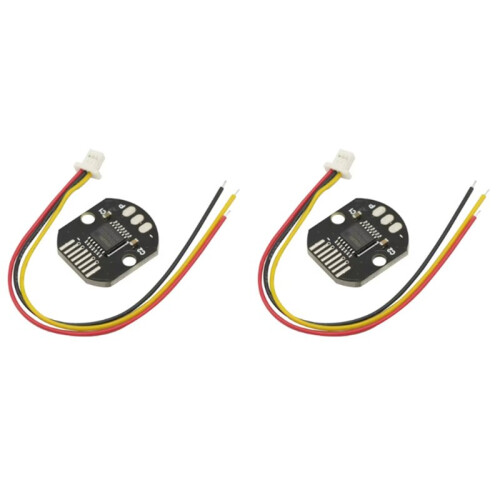 2X AS5048A Magnetic Encoder PWM/SPI Interface High Precision 14 Bit Brushless Motor AS5048A Encoder SPI/I2C Module Board