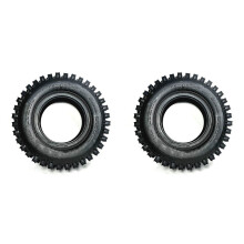 2st 13x4.10-6 Slanglösa Terrängdäck med Förtjockade Slitbanor för Snöplogar, ATV, Gräsklippare och SightseeingFordon 150 mm