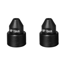 2X HD 2.0 Megapixel Pinhole Lens M12 CCTV MTV Board 15Mm Lens 1/2.7 Inch Aperture F1.6 28.3 Degree for Security Cameras
