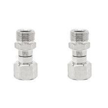 2X Joint Rotatif pour Rondelle Haute Pression en Acier Inoxydable, Connecteur Anti-EnchevĂŞtrement Rotatif Ă 360, Compatible avec les Filetages M22 B