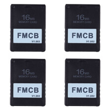 4X FMCB Free McBoot Card V1.953 for PS2 -2 Memory Card OPL MC Boot(16MB)